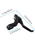 Bike Brake Lever Set For MTB Road And Folding Bikes Aluminum Alloy Levers With Two Brake Cables And Housing Fits 22.2 Millimeter Handlebars