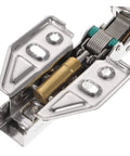 Close-up of Stainless Steel Hidden Door Hinge With Soft Close Mechanism For Kitchen And Bathroom Cabinets Built To Last Durable Material Easy