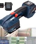 Straight Up Heavy Duty Electric Strapping Machine With Dual Batteries Automatic Melt Welder For Pet Pp Packing Strap Handheld Banding Tool.