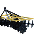 Angle Frame Disc Harrow 5.5 Ft Combination With Adjustable Angles Quick Hitch Compatible Two Settings 1 In Solid Steel Axle