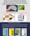 Straight Up Durable Corner Sealing Labeling Machine, semi automatic right angle applicator for varied packaging labels.
