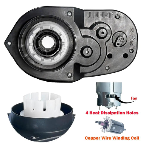 12V RS550 High Speed Gearbox Drive Motor Upgrade For Kids Ride On Toys 40000 RPM Turbo Boost With Steel Gears And Durable Composite Housing