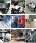 Aluminum foil duct tape, 2 in x 13 yd, silver, extra thick, high-temp for HVAC ducts, dryer vent, insulation.