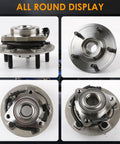Go To Front Wheel Hub And Bearing Assembly For 2012 To 2018 Ram 1500 And 2019 To 2022 Ram 1500 Classic With 5 Lug And ABS