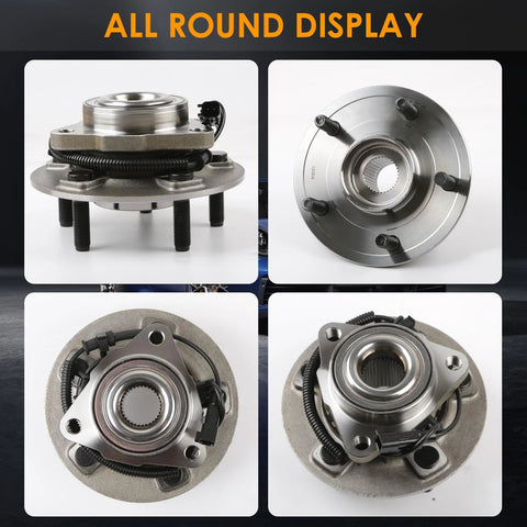 Go To Front Wheel Hub And Bearing Assembly For 2012 To 2018 Ram 1500 And 2019 To 2022 Ram 1500 Classic With 5 Lug And ABS