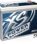 XS Power XP2500 XP Series 12V AGM battery with M6 terminal bolt, front view