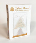 Simple Edition Pegboard Math Toy For Curious Minds Learn Pascal's Triangle Normal Distribution Binomial Theorem Row Totals And Power Of 2 And 11 Fibonacci Numbers And The Golden Ratio Star Of David Pattern 6.5 Inches Tall By 4.5 Inches Wide, boxed