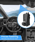 Interior view showing Sun Visor Clip Holder For Porsche Panamera 2017 2018 2019 2020 Replacement Sunshade Clip 971857561A1E0