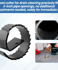 Bulletproof Heavy Duty Root Saw Plug Buster For Standard 5/8 To 3/4 Inch Drain Auger Cables for 3-inch pipe openings.