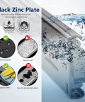 Premium Heavy Duty Matte Black Soft Close Drawer Slides Twenty Inch Steel Ball Bearing Hardware showing black zinc plate finish.