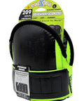 Ultra Soft Knee Pads For All Day Comfort Large Fluorescent Green With Adjustable Straps Washable Design Non Slip Neoprene Fit Ergonomic