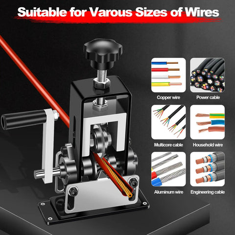 Heavy Duty Replacement Wire Stripper Blades Made From Top Quality Tungsten Steel For Long Lasting Performance And Precision Cutting In A Pack Of 2 on a wire stripping tool.