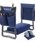 Heavy Duty Garden Kneeler Seat And Gardening Stool With Thick Detachable Kneeling Pad, Fold And Go Design, Easy To Store