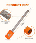 Beast Pro Grade Mortar Raking Bit With Five Sixteenths Inch Diamond Diameter And Four Inch Length, detailed side view