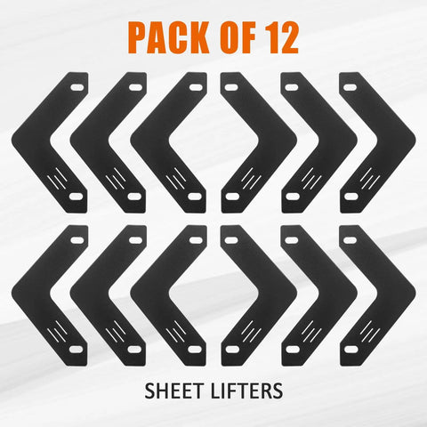 Heavy Duty Triangle Sheet Lifters For Three Ring Binders Kick Paper Curl To The Curb With These Solid Plastic Page Protectors 12 Pack shown.