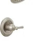 Mylan Dope Single Function Tub And Shower Trim Kit With 3 Spray H2Okinetic Shower Head And PowerDrench in SpotShield Brushed Nickel