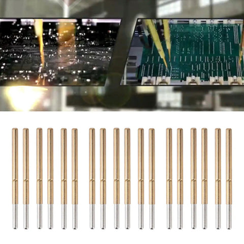 Top Shelf 2.5Mm Round Pogo Pins With Stainless Steel Spring Loaded Test Probes, 2.5mm brass probes for circuit repairs.
