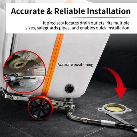 Toilet Lift Cart With Wheels, Seat Lifter, And Plumbing Dolly For Disabled Use, Portable Mobility Aid in use for toilet installation