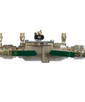 Top Tier Bronze Double Check Valve Assembly Backflow Preventer, 1½ inch heavy duty valve with smooth shut off for irrigation.