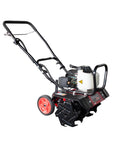 Upgraded 40cc 4 Cycle Tiller Mini Cultivator With 6 Forged Steel Tines Vertical Shaft Engine Anti Leak Lubrication Power