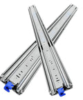 Heavy Duty Locking Drawer Slides Full Extension Cabinet Runners Tough As Nails Cold Rolled Steel Rust Proof Finish close-up view