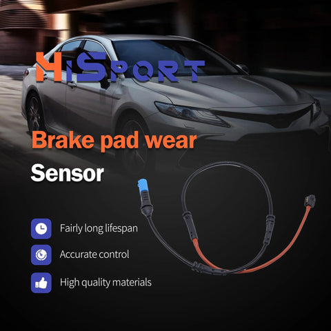 HiSport brake pad wear sensor cable with blue connector and red lead