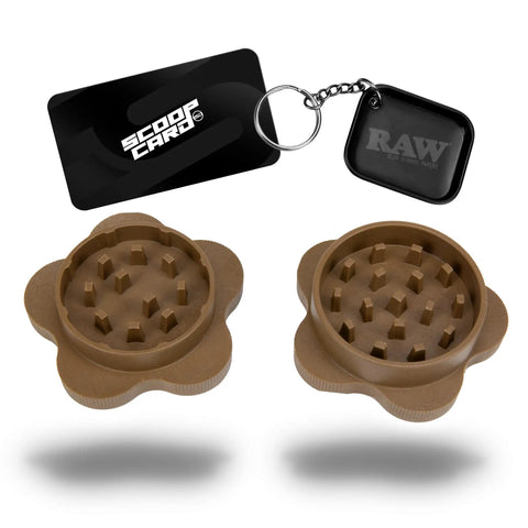 Gripper Grinder Spice Mill Medium Grind V2 For Fresh Spices And Herbs, No Fuss Grind, Compact Kitchen Gadget, Plus Tiny Matte Black Murder Tray Keychain