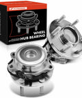 Front Wheel Bearing And Hub Assembly 2 Pack For Nissan Frontier 2005 To 2023, Pathfinder 2005 To 2012, Xterra 2005 To 2015, Suzuki Equator 2009 To 2012, 2WD With ABS, 6 Lug, Built Tough VKBA6871 product image with box