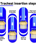 Illustration of 20 Pack Push To Connect Pneumatic Fittings 4mm Tube OD To One Quarter Inch Male Quick Connect Air Line Hose Fittings Accessories