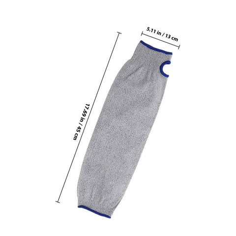 Tough As Nails Cut Resistant Arm Sleeve With Snug Elastic Fit For Men And Women Breathable Forearm Guard for safety and comfort.