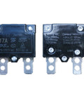Two Pack 17A 125 To 250Vac 50Vdc Automatic Reset Relay Fuse Therma Switch Circuit Breaker Current Overload Protector