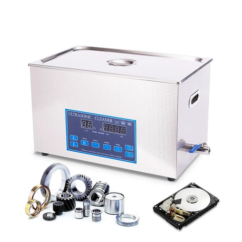 Degassing Ultrasonic Cleaner For Jewelry, PCBs, Engines, And Metal Lab Work, Multiple Capacities From 2L To 30L, Intelligent Control