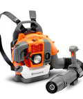 150BT Inspired Toy Bubble Leaf Blower For Kids, realistic air blast with lights, outdoor toddler toy in orange and black