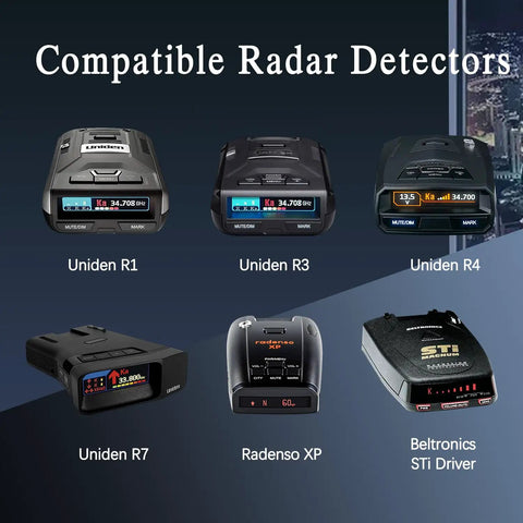 Compatible radar detectors with Replacement Radar Detector Cable USB to RJ11 Power Cord 5 Feet Long No Fuss 5V USB A Port.