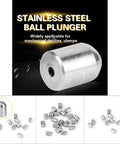 Heavy Duty 304 Stainless Steel Ball Plungers 20 Pack 2Mm X 3Mm Cabinet Latches featured in various sizes and views.