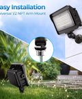 Easy installation of 50W LED Flood Light Outdoor Super Bright 7000LM IP65 Waterproof Security Wall Pack with 180 Degree Knuckle