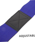 Close-up of blue 2 Pack Golf Swing Analyzer Arm Corrector Belt With Adjustable Tension for posture and grip training.