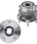 Four Piece Front And Rear Wheel Bearing Hubs Assembly For Subaru Legacy Outback Forester WRX STI Ascent 2015 Through 2021 Five Lug Design
