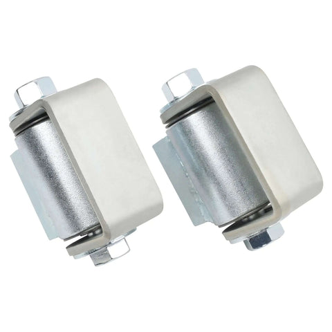 Two Pairs Heavy Duty Weld On Gate Hinges With Sealed Bearings, Adjustable 3.5 To 4 Inch Gap, Zinc Plated, Grade 5 3/4 Inch Bolts