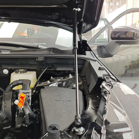 Toyota RAV4 2026 2027 Front Hood Lift Supports 2 Pack Beefed Up Heavy Duty Stainless Steel Hydraulic Hood Struts installed