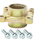 Beefy 4 Lug Rear Wheel Hub Adapter With 28 Tooth Spline Flange rugged steel alloy and M8 hardware with bolts