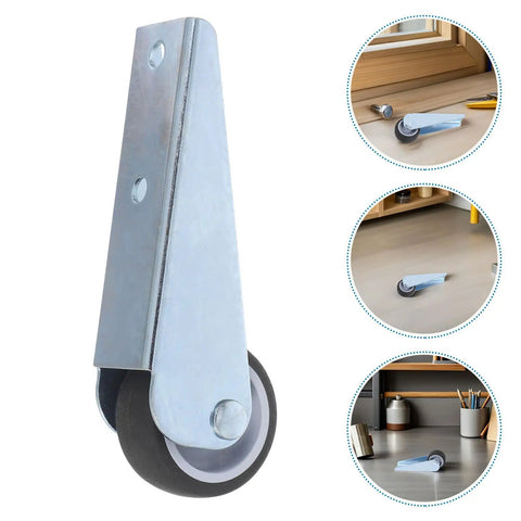 Four Piece Heavy Duty Sliding Door Track Rollers With Solid Steel Core And Premium Rubber Wheels For A Slick Silent Glide No Sweat Side Mount Setup On Closet Or Kitchen Doors close up of a roller wheel