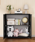 Outdoor Storage Cabinet With Doors Weather Resistant HDPE Plastic 34 Inches By 15 Inches By 34 Inches All Weather Ready in living room