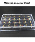 Hands On Magnetic Field Demonstration Plate Kit For Physics Class Transparent Cuboid Teaching Apparatus With 24 Steel Needles