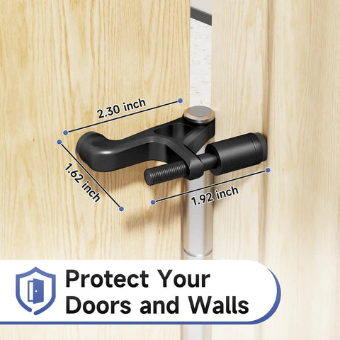 Tough As Nails Hinge Pin Door Stopper With Adjustable Springs And Soft Silicone Caps Heavy Duty Wall Bumper Guard at door hinge detailing sizes.