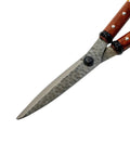 Heavy Duty 27 Inch Hedge Shears For Garden Pruning And Border Trimming Long Handle Professional Hedge Clippers With Hammered Pattern Blade