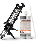 Polyflex DS Asphalt Crack Sealer Kit With Gun, Easy-Apply, Quick-Drying Concrete Crack Filler, 21 Oz, Gray for Driveways