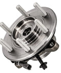 4WD Front Wheel Bearing Hubs For Ford F-150 2018 2019 2020 Front Left And Right Hub Assembly Replacement Kit, 6-Lug, Close-Up View