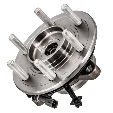 4WD Front Wheel Bearing Hubs For Ford F-150 2018 2019 2020 Front Left And Right Hub Assembly Replacement Kit, 6-Lug, Close-Up View