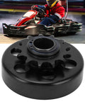 Badass 13 Tooth Centrifugal Clutch For Go Karts And Mini Bikes Built Tough 2300 Rpm Engagement One Inch Sprocket Hub viewed from the side.